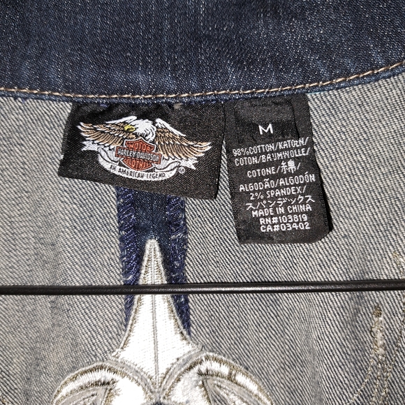 Harley Davidson Denim Jacket - Picture 9 of 13
